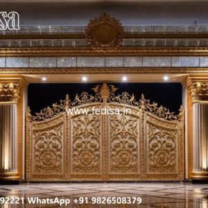 Front Gate Grill Design, Wrought Iron Window Grills Design Residential Gate-wpc Wood Gate