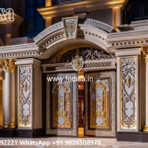 Fence Grill Design, Front Gate Ke Design Residential Gate-wpc Wood Gate