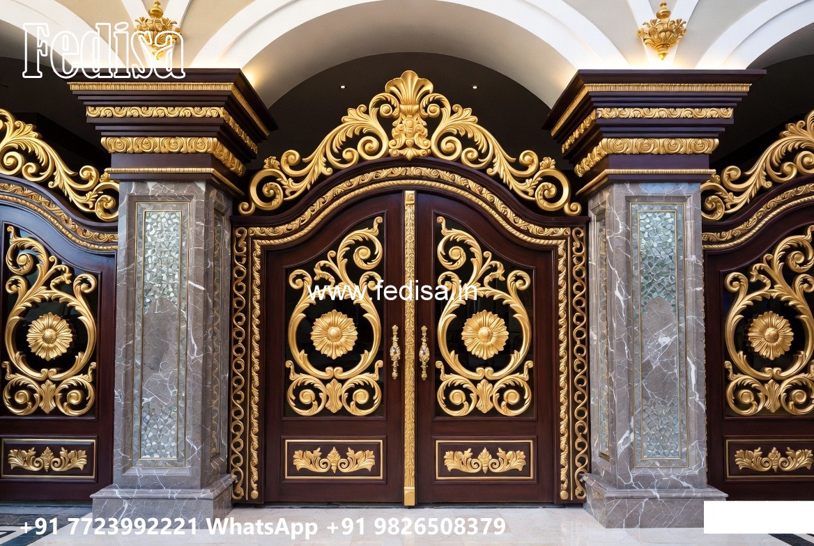 Fence Grill Design, Square Bar Steel Gate Design Residential Gate-wpc Wood Gate