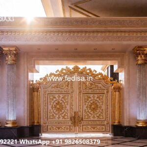 Angle Bar Gate Design, Folding Front Gate Design Residential Gate-wpc Wood Gate