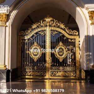 Front Gate Grill Design, Iron Entrance Gate Design Residential Gate-wpc Wood Gate