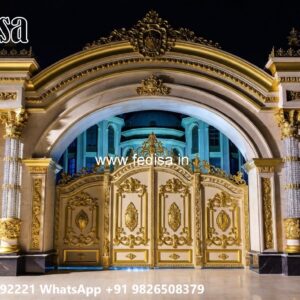 Gate Grill Ka Design, Home Gate New Design Residential Gate-wpc Wood Gate