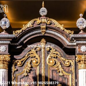 Front Gate Grill Design, Durawall Gate Designs Residential Gate-wpc Wood Gate