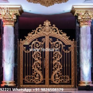 Small Gate Design For Home, Entrance Steel Gate Design Residential Gate-wpc Wood Gate