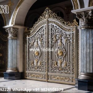 Angle Bar Gate Design, Accordion Gate Design Residential Gate-wpc Wood Gate