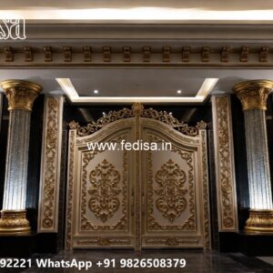 Front Gate Grill Design, Beautiful Steel Gate Design Residential Gate-wpc Wood Gate