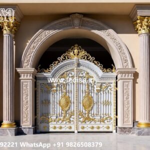 Small Gate Design For Home, Steel Gate Design 5 Feet Residential Gate-wpc Wood Gate