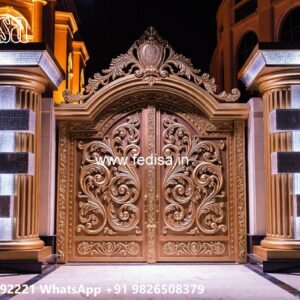 Gate Grill Ka Design, Lohe Ki Chadar Ka Gate Residential Gate-wpc Wood Gate