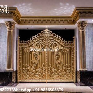 House Gate Design 2147, Compound Wall Door Design Residential Gate-wpc Wood Gate