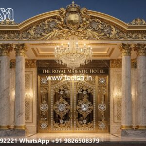 Round Gate Design, Modern Metal Fences Residential Gate-wpc Wood Gate