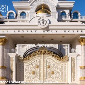 Small Gate Design For Home, Main Gate Design In Square Pipe Residential Gate-wpc Wood Gate