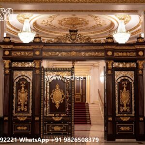 Angle Bar Gate Design, Small Gate Colour Residential Gate-wpc Wood Gate