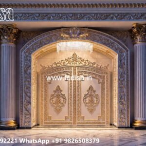 Round Gate Design, Simple Design Of Main Gate Residential Gate-wpc Wood Gate