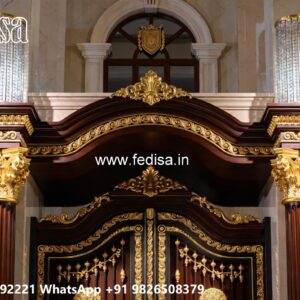 Front Gate Grill Design, Home Front Side Gate Design Residential Gate-wpc Wood Gate