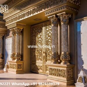 House Gate Design 2156, Home Main Gate Grill Design Residential Gate-wpc Wood Gate