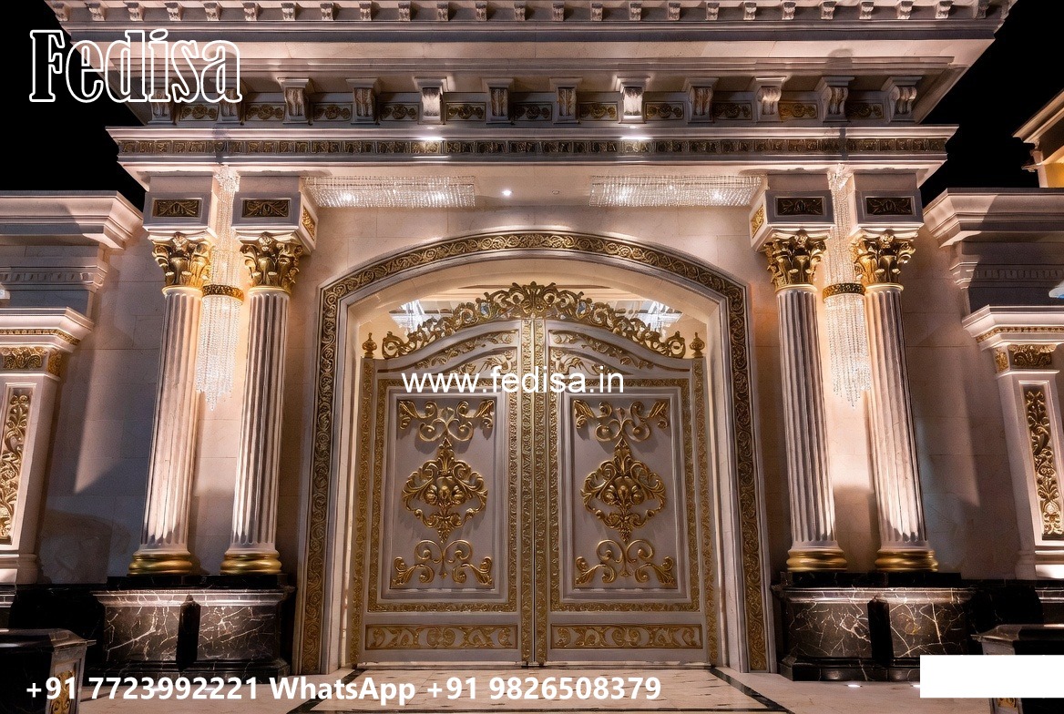 141 Fold Gate Design, Maharaja Steel Gate Residential Gate-wpc Wood Gate