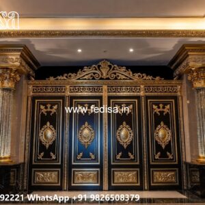 Small Gate Design For Home, Double Entry Gate Residential Gate-wpc Wood Gate