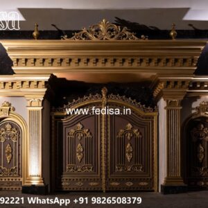 House Gate Design 2159, Modern Gate Wall Design Residential Gate-wpc Wood Gate