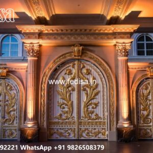 Porch Gate Design, Main Gate Design Residential Gate-wpc Wood Gate