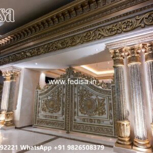 Main Gate Design Latest, Main Gate Design 2026 Residential Gate-wpc Wood Gate