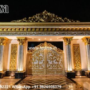 Main Gate Design Iron Pipe, Ss Gate Design Residential Gate-wpc Wood Gate