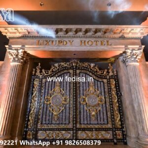 Gi Pipe Gate Design, Pipe Gate Design Residential Gate-wpc Wood Gate