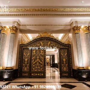 Farm Gate Design, Iron Main Gate Design Residential Gate-wpc Wood Gate