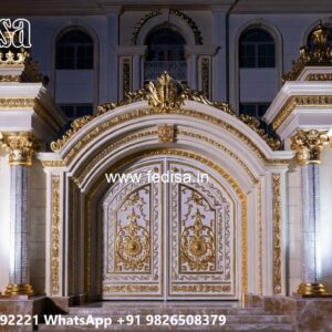 Farm Gate Design, Gate Wall Design Residential Gate-wpc Wood Gate