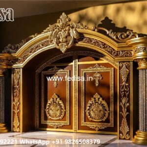 Main Gate Design Latest, Stainless Steel Gate Design Residential Gate-wpc Wood Gate