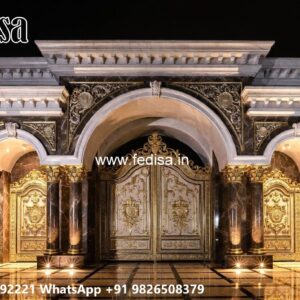 Gi Pipe Gate Design, Steel Ka Gate Residential Gate-wpc Wood Gate