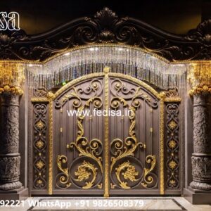 Porch Gate Design, Main Gate Grill Design Residential Gate-wpc Wood Gate