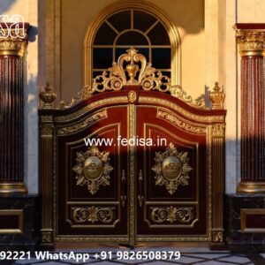 Grill Gate Ka Design, Rolling Gate Design Residential Gate-wpc Wood Gate