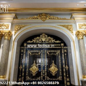 Grill Gate Ka Design, Sliding Main Gate Design Residential Gate-wpc Wood Gate