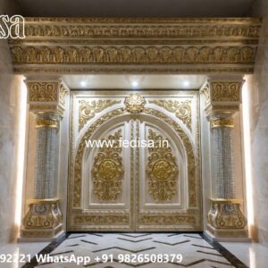 Main Gate Design Iron Pipe, Lohe Ka Gate Grill Residential Gate-wpc Wood Gate