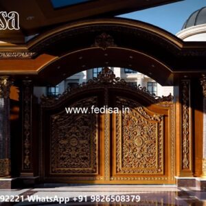 Fabrication Gate Design, Big Gate Design Residential Gate-wpc Wood Gate
