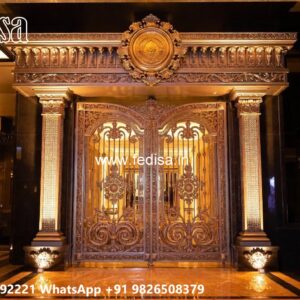 Main Gate Design Iron Pipe, Simple Grill Gate Design Residential Gate-wpc Wood Gate
