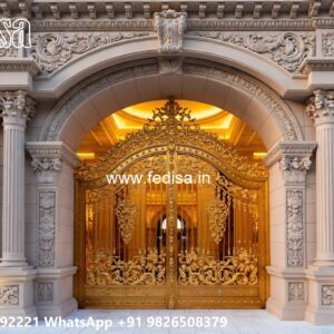 Farm Gate Design, Compound Grill Design Residential Gate-wpc Wood Gate