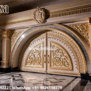 Porch Gate Design, Lohe Ke Gate Ka Design Residential Gate-wpc Wood Gate
