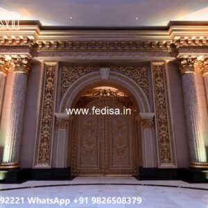 Grill Gate Ka Design, Entrance Gate Design For Home Residential Gate-wpc Wood Gate