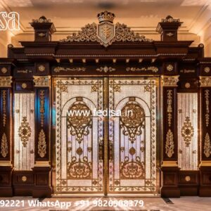 Main Gate Design Latest, Gate Design In Iron Residential Gate-wpc Wood Gate