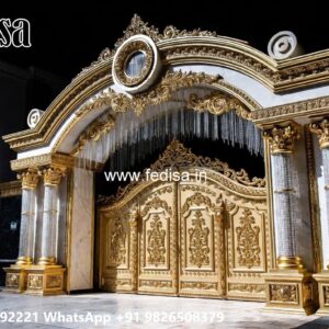 Main Gate Design Iron Pipe, Modern House Gate Design Residential Gate-wpc Wood Gate