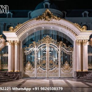 Black Gate Design, Latest Main Gate Design Residential Gate-wpc Wood Gate