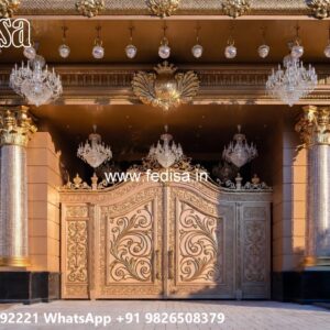 Grill Gate Ka Design, Small Gate Design For Home Residential Gate-wpc Wood Gate