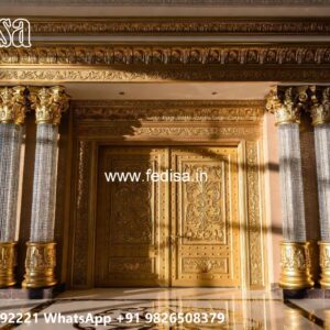 Grill Gate Ka Design, Sheet Gate Design Residential Gate-wpc Wood Gate