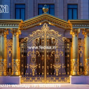 Main Gate Design Latest, Board Gate Design Residential Gate-wpc Wood Gate