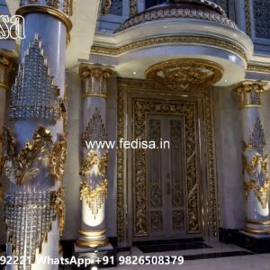 Modern Sliding Gate Design, 3 Fold Gate Design Residential Gate-wpc Wood Gate