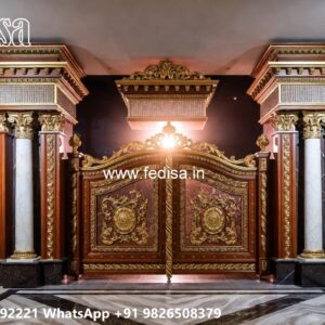 Gate Design Iron Pipe, Iron Grill Gate Design Residential Gate-wpc Wood Gate