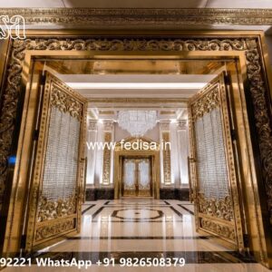 Main Gate Design Iron Pipe, Front Door Entry Gates Residential Gate-wpc Wood Gate