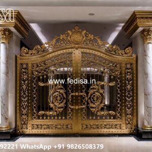 Porch Gate Design, Main Gate Ke Colour Residential Gate-wpc Wood Gate