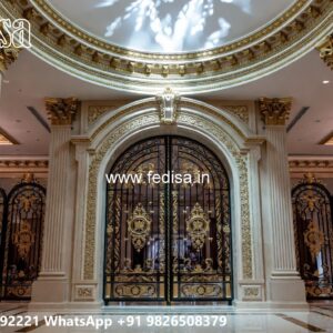 Farm Gate Design, Gate Ke Upar Ka Design Residential Gate-wpc Wood Gate